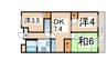 ファミ－ル永田 3DKの間取り