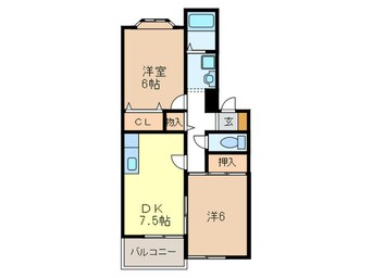 間取図 エクレールⅡ