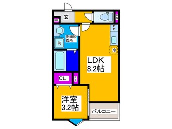 間取図 REGIES清荒神Ⅱ