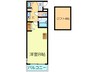 ステップコ－ト 1Kの間取り