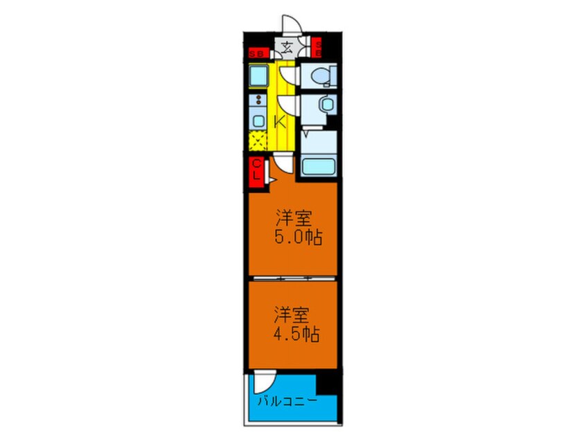 間取図 LUXENA　KADOMA