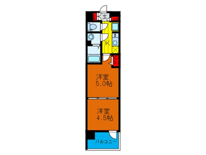 間取図 LUXENA　KADOMA