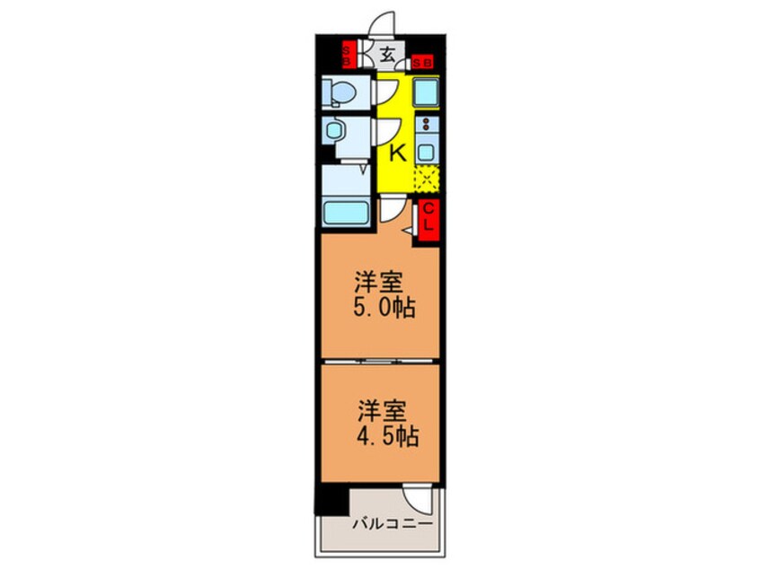 間取図 LUXENA　KADOMA