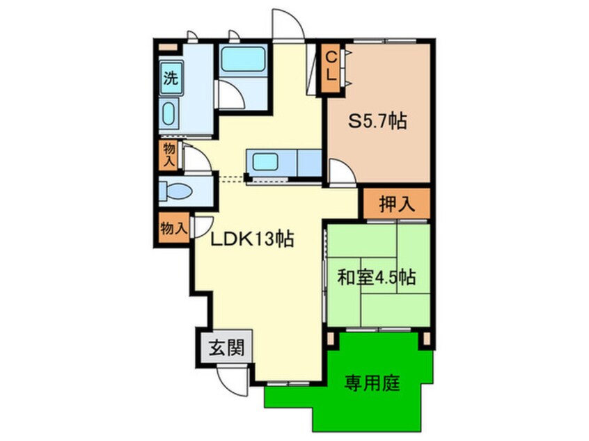 間取図 アンシャンテ・シェソワ