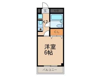 間取図 クレストJ塚口