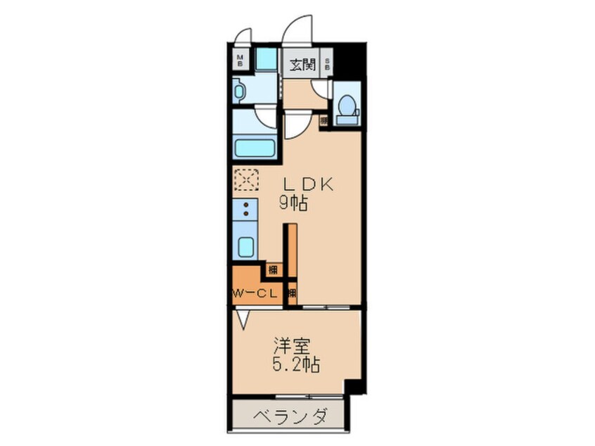 間取図 ＳＧＳＡ　ＳＴＡＧＥ