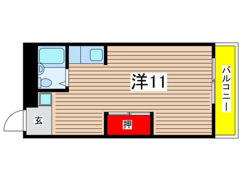 間取図 ハイエスト武庫之荘