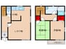 ドミール花屋敷 2LDKの間取り