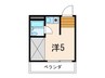 Dcourt六甲 1Rの間取り