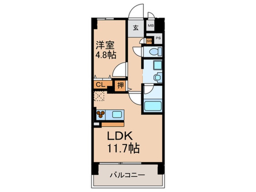 間取図 海老江サンライズ