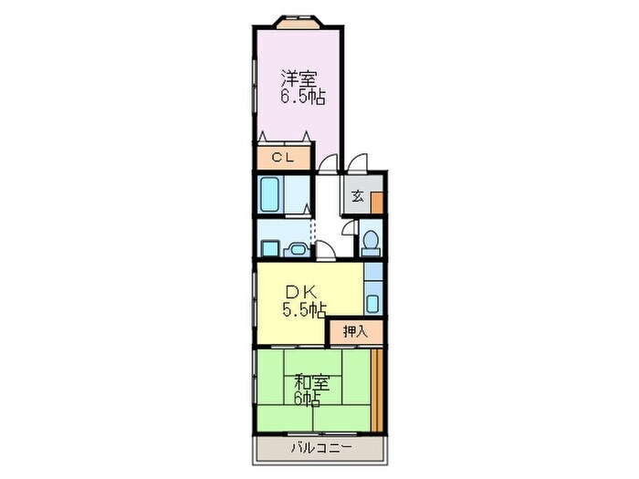 間取り図 エクレールⅢ