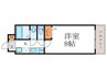 Ｋ´ｓメゾン御池西 1Kの間取り