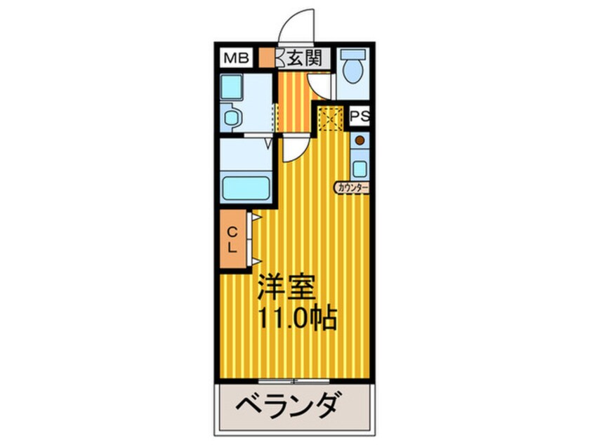 間取図 CASA REGGIA(ｶｰｻﾚｯｼﾞｱ）