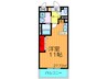 CASA REGGIA(ｶｰｻﾚｯｼﾞｱ） 1Rの間取り