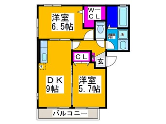 間取図 フロ－リッシュ新金岡
