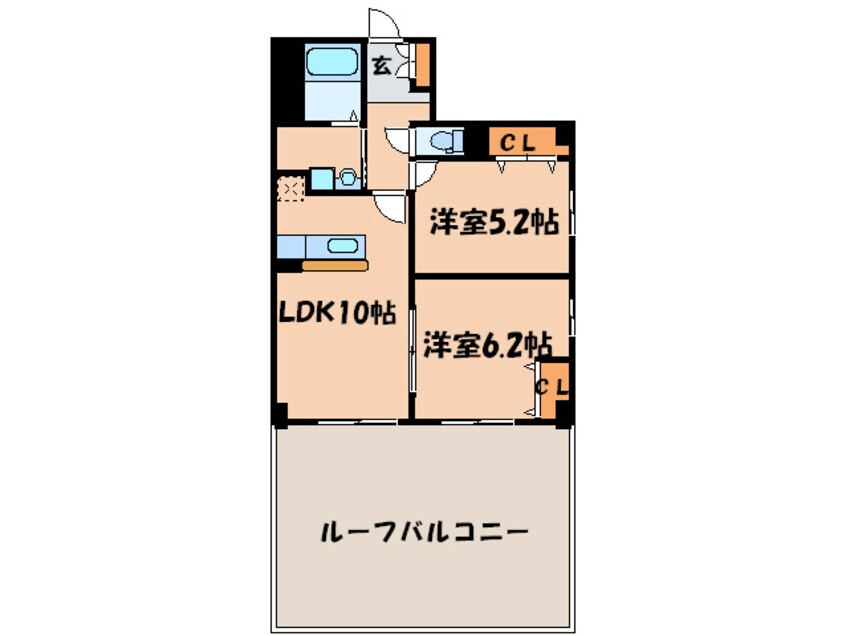 間取図 コンフォレスト三条