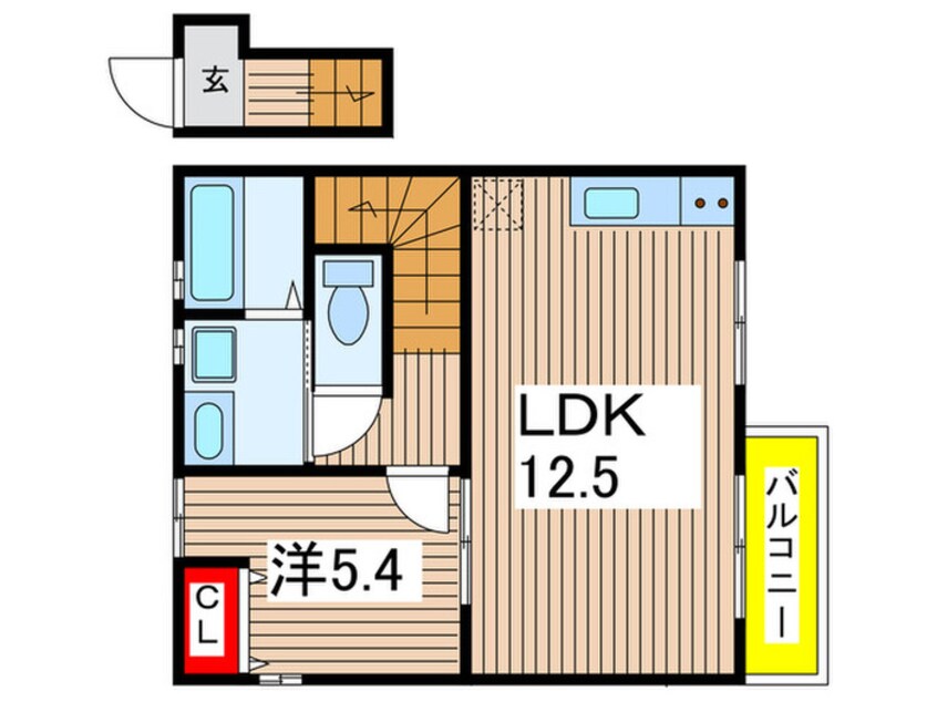 間取図 プリジェール馬塚