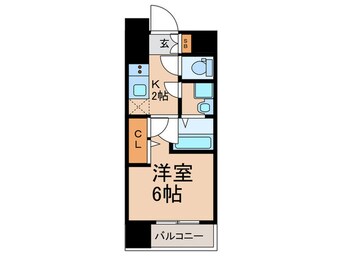 間取図 仮)ﾚｼﾞｭｰﾙｱｯｼｭOSAKA　GATEWAY