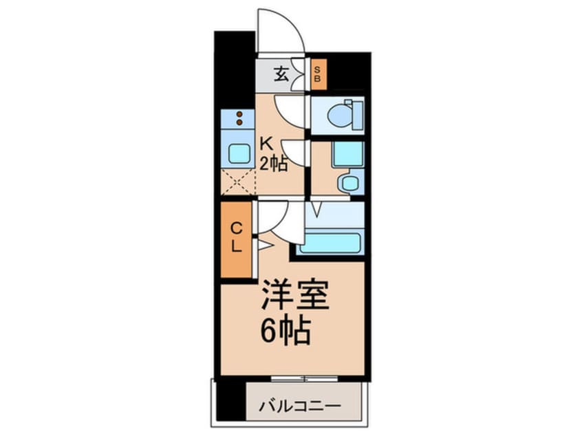 間取図 仮)ﾚｼﾞｭｰﾙｱｯｼｭOSAKA　GATEWAY
