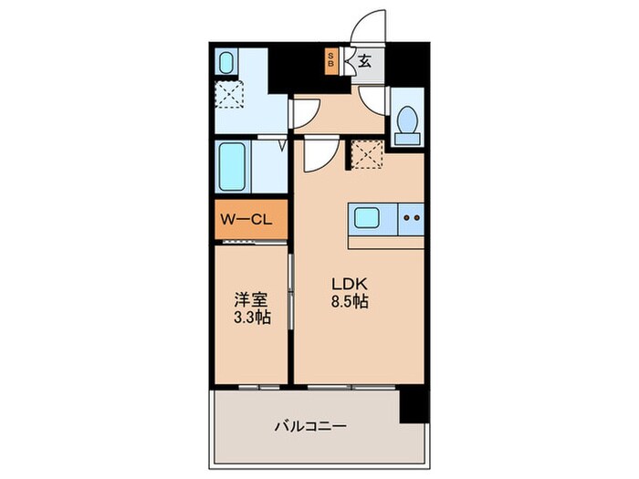 間取り図 仮)ﾚｼﾞｭｰﾙｱｯｼｭOSAKA　GATEWAY
