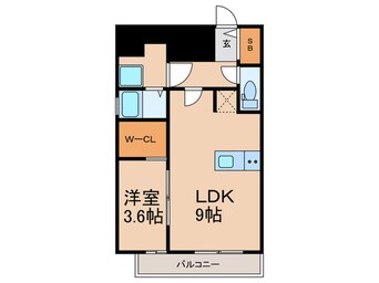 間取図 仮)ﾚｼﾞｭｰﾙｱｯｼｭOSAKA　GATEWAY