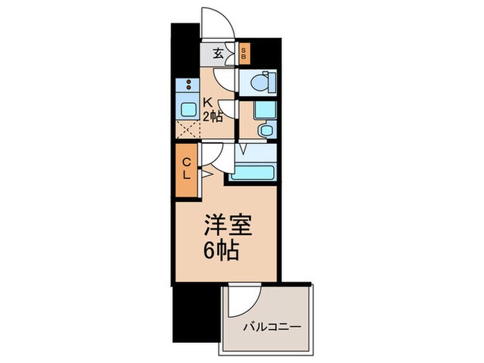 間取り図 仮)ﾚｼﾞｭｰﾙｱｯｼｭOSAKA　GATEWAY