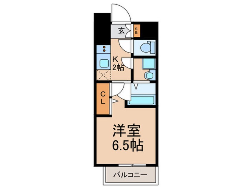 間取図 仮)ﾚｼﾞｭｰﾙｱｯｼｭOSAKA　GATEWAY