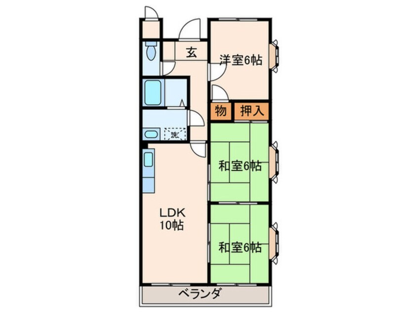 間取図 エスタシオンドパス