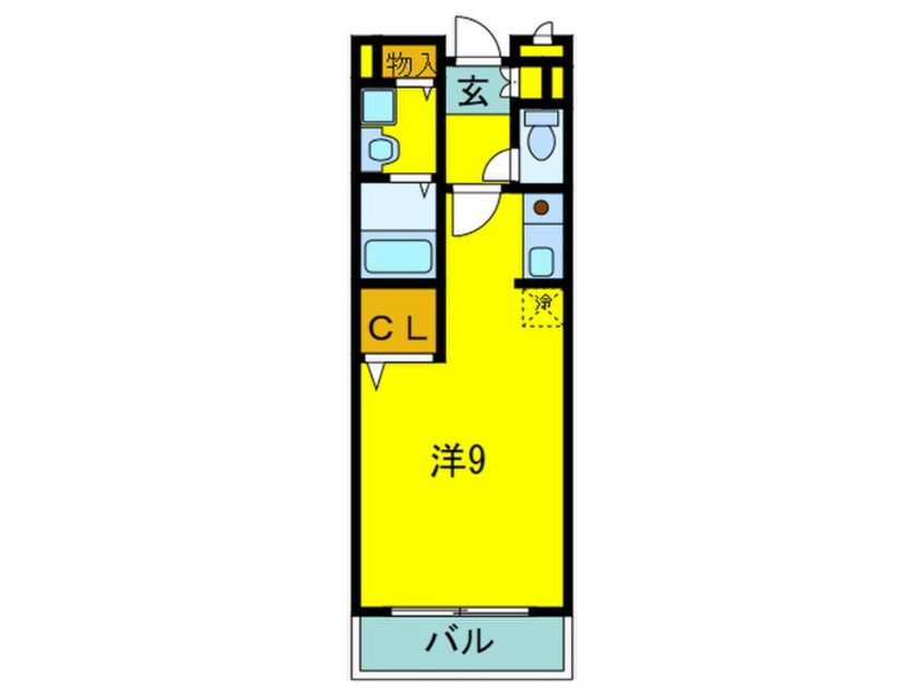 間取図 セリオ蔵前