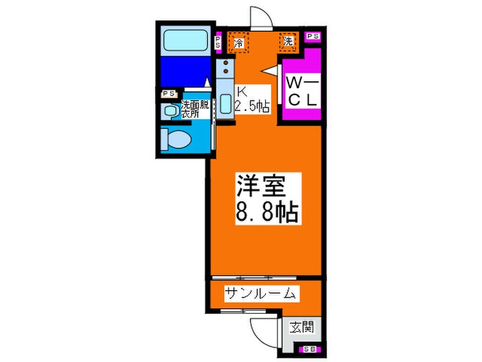 間取り図 カンフリエⅡ