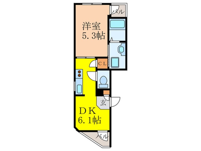間取り図 ミックコ－ト東三国