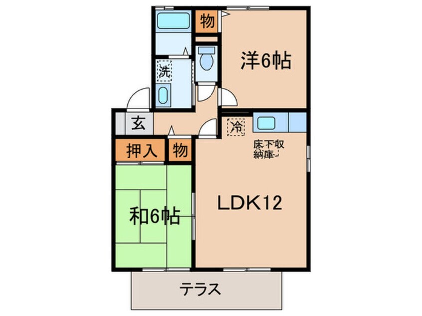 間取図 太陽ヶ丘