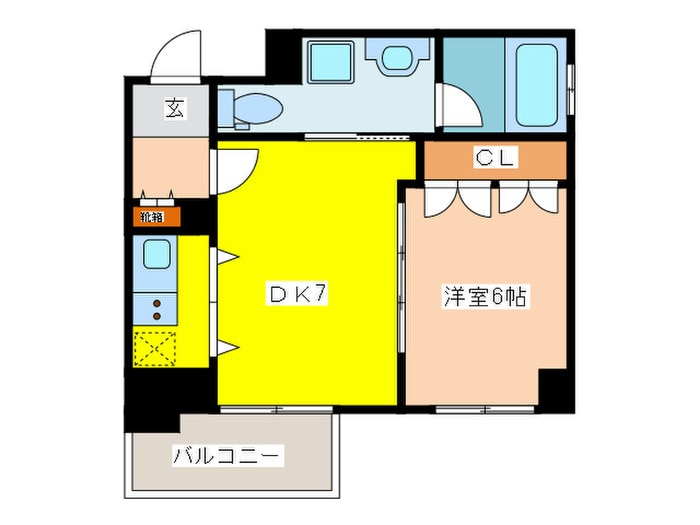 間取り図 リーガル四ツ橋立売堀Ⅱ