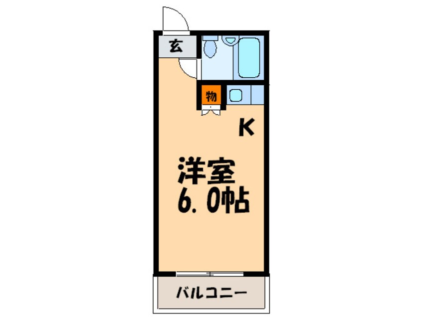 間取図 サニ－パレス平磯