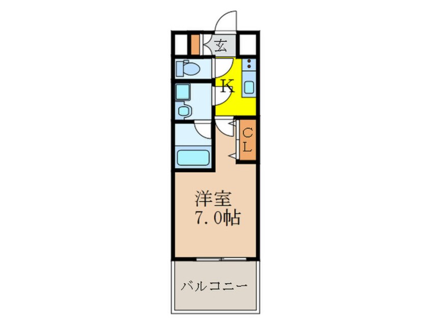 間取図 スプランディッド三国Ⅱ