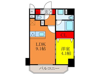 間取図 ガーデンクォーツ摂津正雀