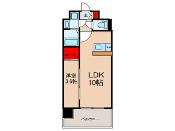 間取図 リヴェント玉造