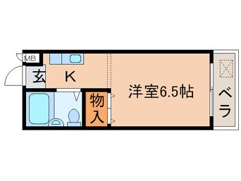 間取図 クレージュ桂