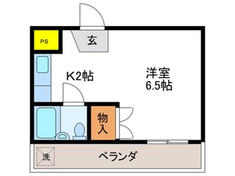 間取図 クレージュ桂