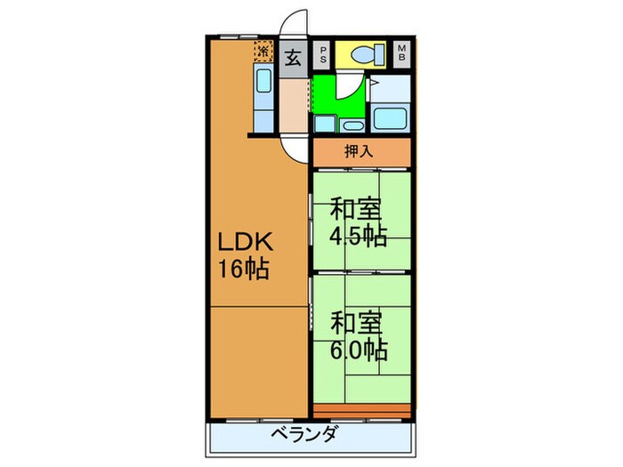間取り図 オリエントマンション