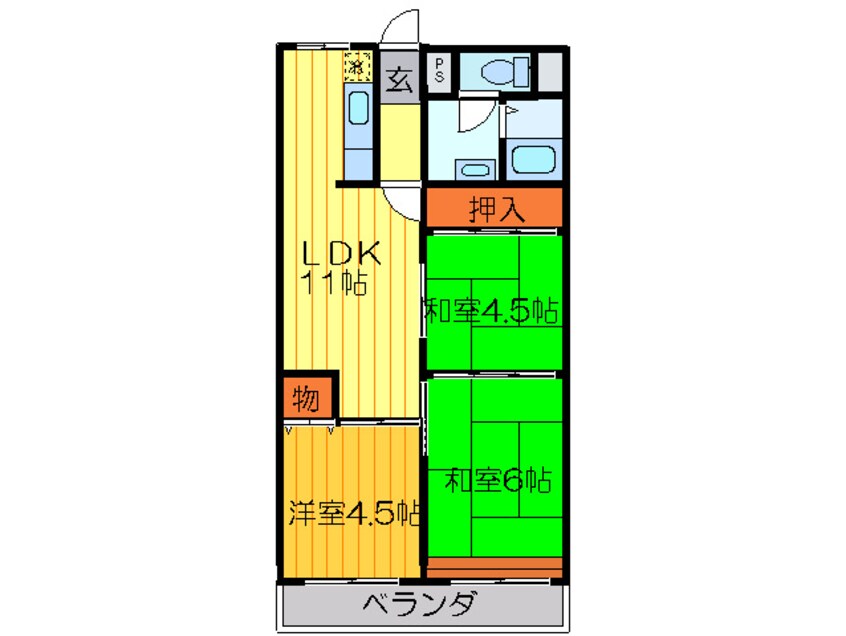 間取図 オリエントマンション