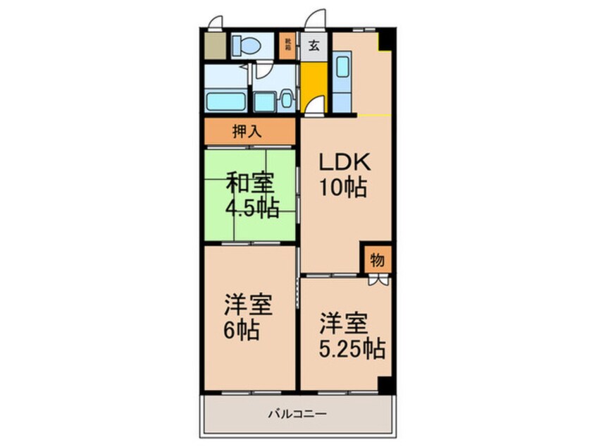 間取図 オリエントマンション