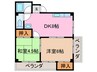 JSC高石 2DKの間取り