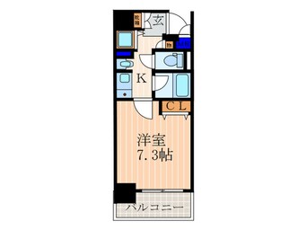 間取図 ベラジオ五条烏丸（６０１）