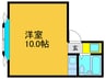 北巣本ハイツ 1Rの間取り