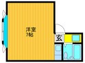 北巣本ハイツの間取図