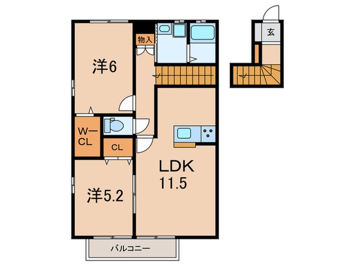 間取り図 レイクヒル北野坂