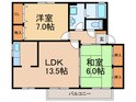 クレ－ルプラザ立花Ｂ棟の間取図