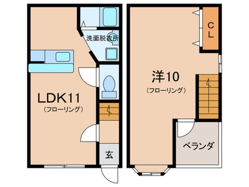 間取図 フラーリッシュ甲子園