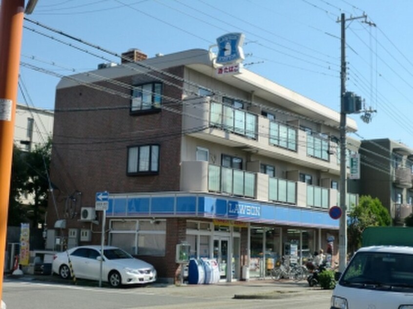 ローソン鳴尾店(コンビニ)まで350m フラーリッシュ甲子園